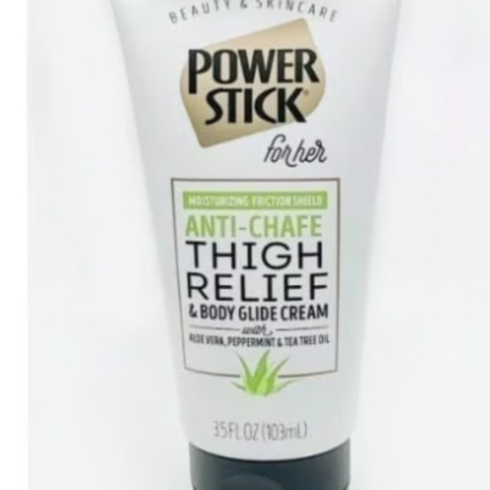 Women's Power Stick 4 Her Anti Chafe Thigh Relief & Body Glide Cream w/ Aloe